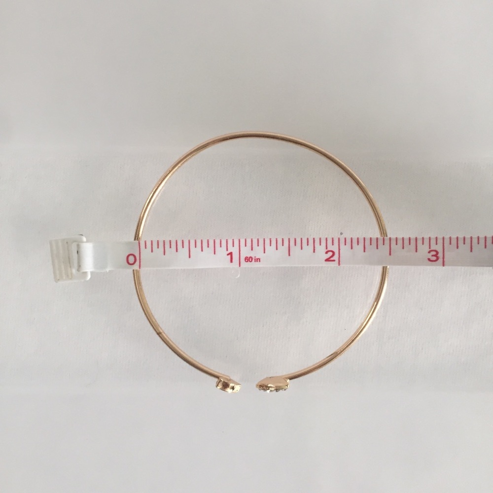 Open Hearts Bangle Bracelet - Picture 5 of 5